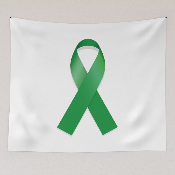 Item preview, Icon symbol of struggle and awareness, green ribbon. Ideal for educational materials and information designed and sold by LucianoCosmo.