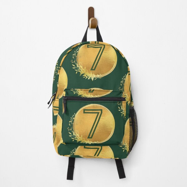 Item preview, Number seven green in gold circle leaf designed and sold by Benchamart.