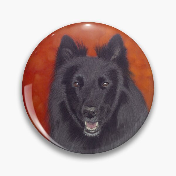 Item preview, Groenendael portrait designed and sold by BelgianDogs.