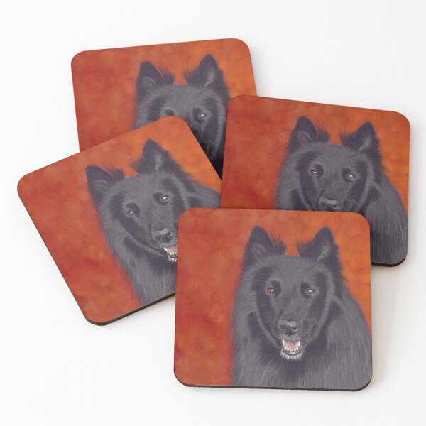 Item preview, Groenendael portrait designed and sold by BelgianDogs.