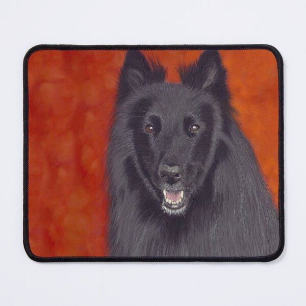 Item preview, Groenendael portrait designed and sold by BelgianDogs.