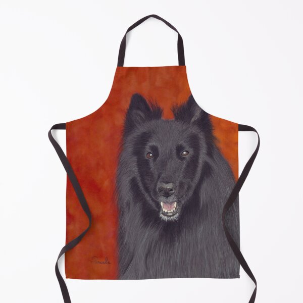 Item preview, Groenendael portrait designed and sold by BelgianDogs.