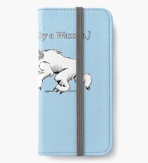 William Shakespeare's Star Wars: Exit, pursued by Wampa iPhone Wallet/Case/Skin