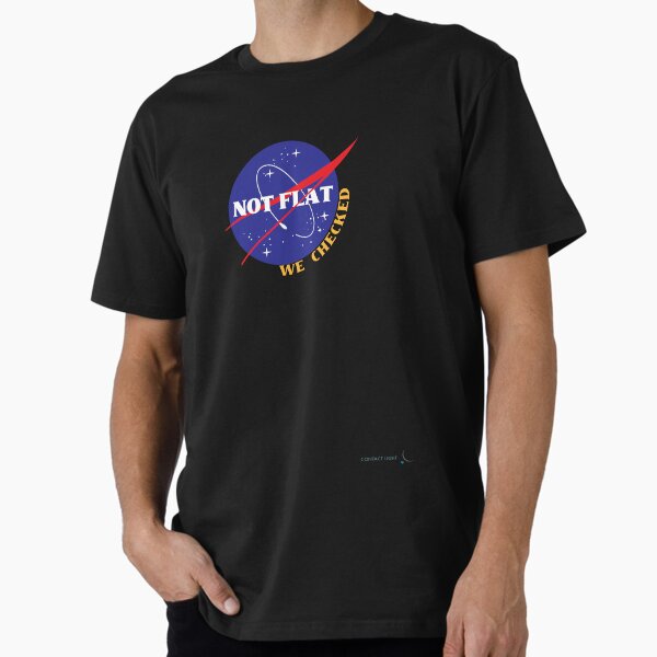 NASA Not Flat | We Checked Premium T-Shirt