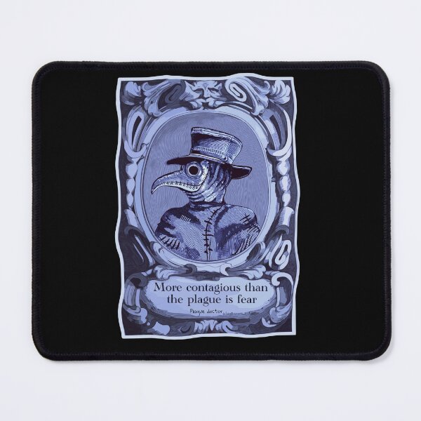 Item preview, The Plague doctor say, quote, blue color designed and sold by Collagedream.