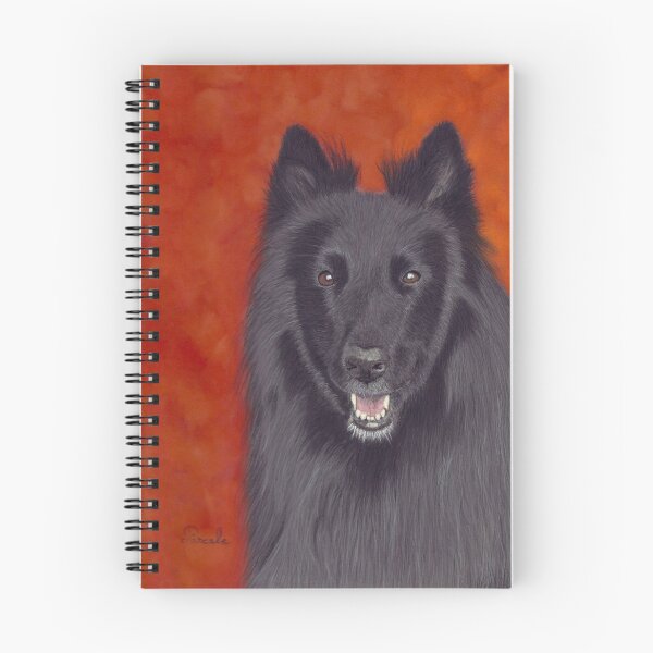 Item preview, Groenendael portrait designed and sold by BelgianDogs.