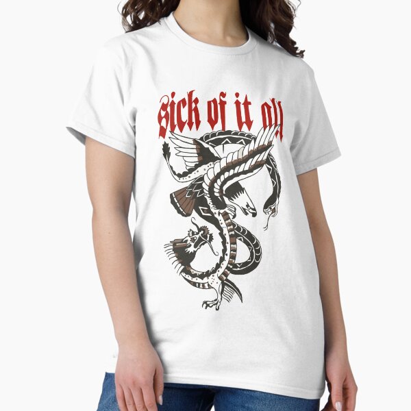 Item preview, Vintage Hardcore Music Funny Dragon Eagle designed and sold by Dewitte Lavern.