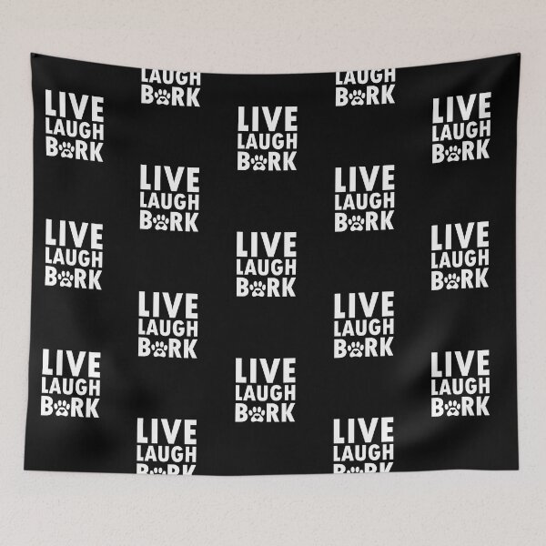 Item preview, Live Laugh Bark - dog designed and sold by cruzzcreation.