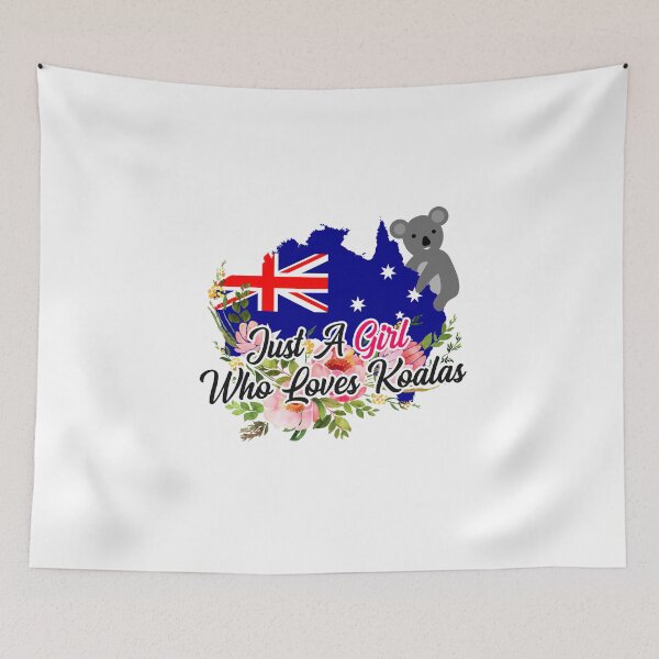 Item preview, Just A Girl Who Loves Koalas designed and sold by ProArtzilla.