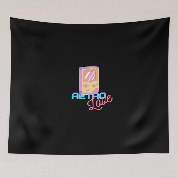 Item preview, Retro Love - Gaming black designed and sold by Tee-Star.