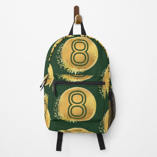 Item preview, Number 8 green in gold circle leaf designed and sold by Benchamart.