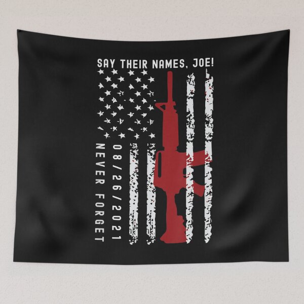 Item preview, Say Their Names Joe - Names Of Fallen Soldiers 13 Heroes T-Shirt designed and sold by Amancio-Scott.