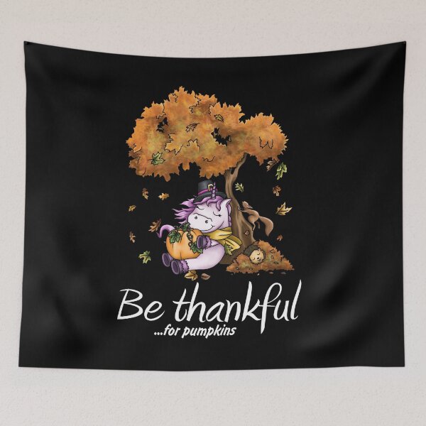 Item preview, Kopie von Fluffy unicorn with pumpkin harvest designed and sold by ARTemyzz.
