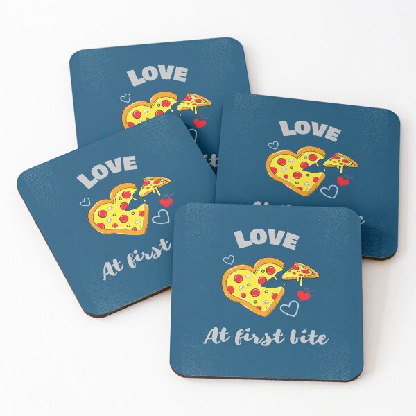 Item preview, one bite pizza l all i need is love and pizza l i wonder if pizza thinks about me too l pizza sticke   designed and sold by CoolFoxTee.