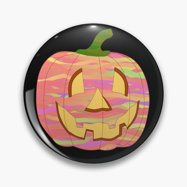Item preview, Trippy Halloween Pumpkin Face Retro designed and sold by SYNTASTIC.