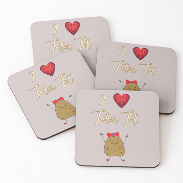 Item preview, I Love Tater Tot Funny Cute Potato designed and sold by Red-ElYoubi.