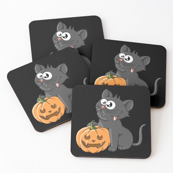 Item preview, Black Cat with Pumpkin Halloween Design Autumn designed and sold by ARTemyzz.