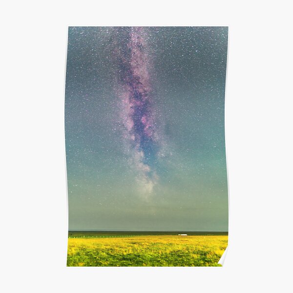 Milkyway in rural Iceland Poster