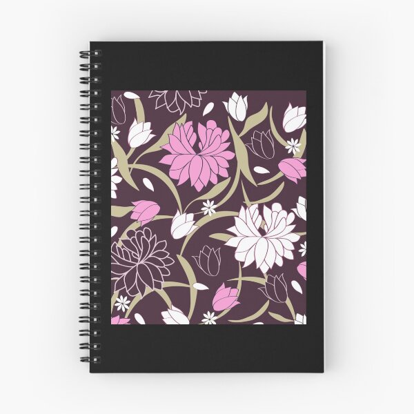 Item preview, purple flowers painted designed and sold by CoolFoxTee.