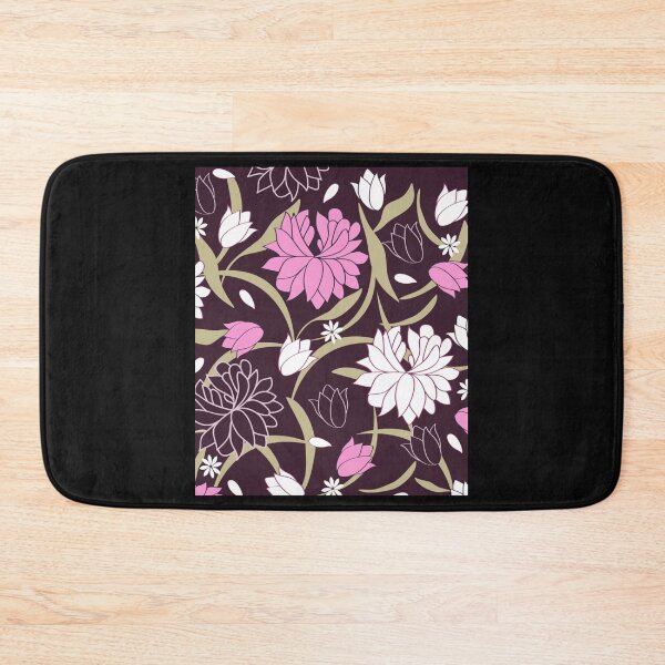 Item preview, purple flowers painted designed and sold by CoolFoxTee.