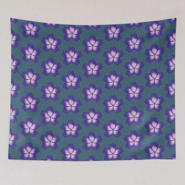 Item preview, purple flowers shirt designed and sold by CoolFoxTee.