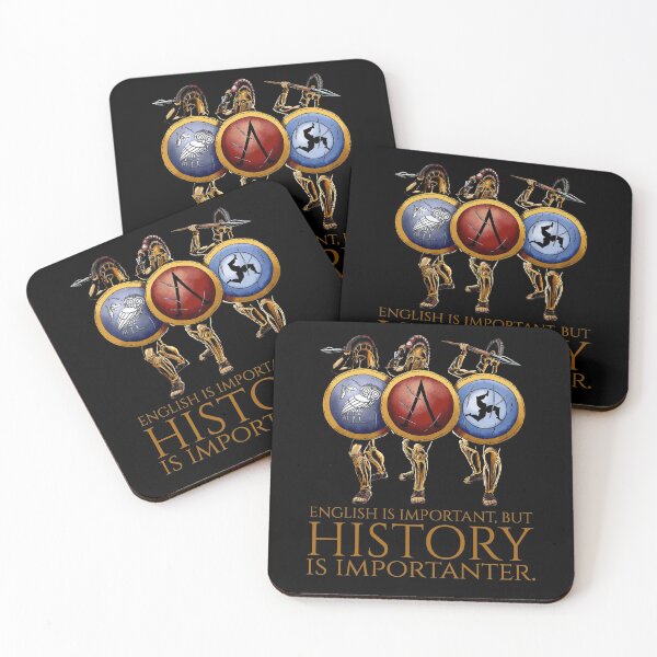 Item preview, English Is Important, But History Is Importanter - Ancient Greek Hoplites designed and sold by Styrman.