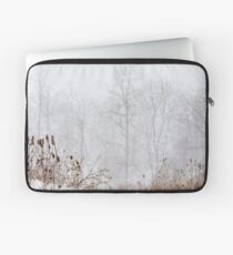 Winter storm on the mountain Laptop Sleeve