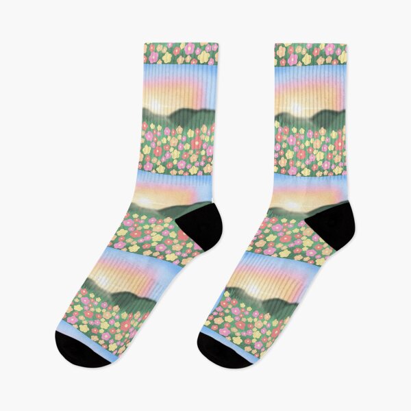 Item preview, Sunset in the meadow designed and sold by Famjoillustrate.