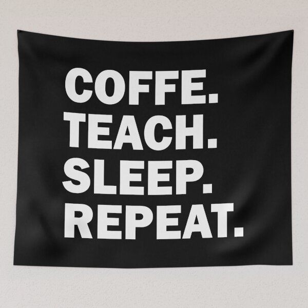 Item preview, COFFE TEACH SLEEP REPEAT designed and sold by BOSHIRT.