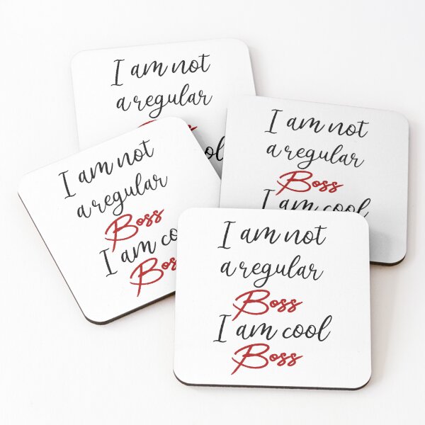 Item preview, I Am Not A Regular Boss I Am Cool Boss designed and sold by Faizacreations.