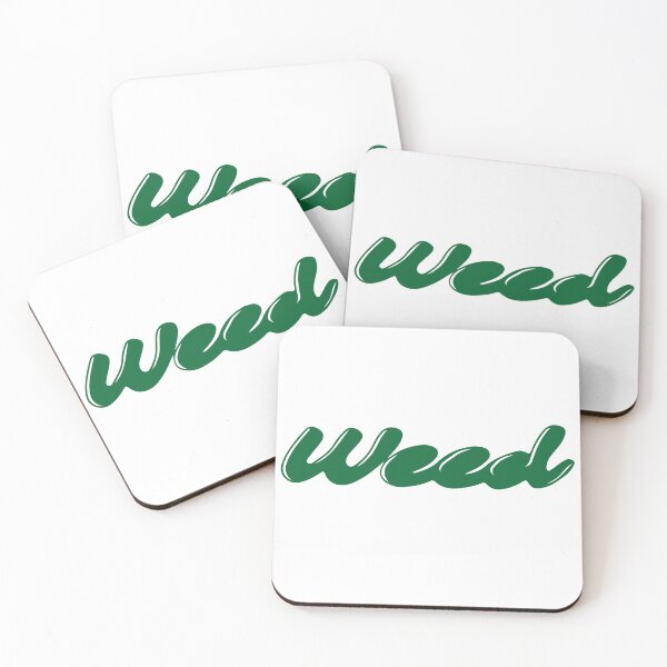 Item preview, Weed typography design for stoners designed and sold by WeedHighLife.