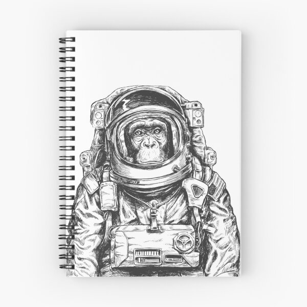 Item preview, Simio en astronauta designed and sold by JosephMKG.