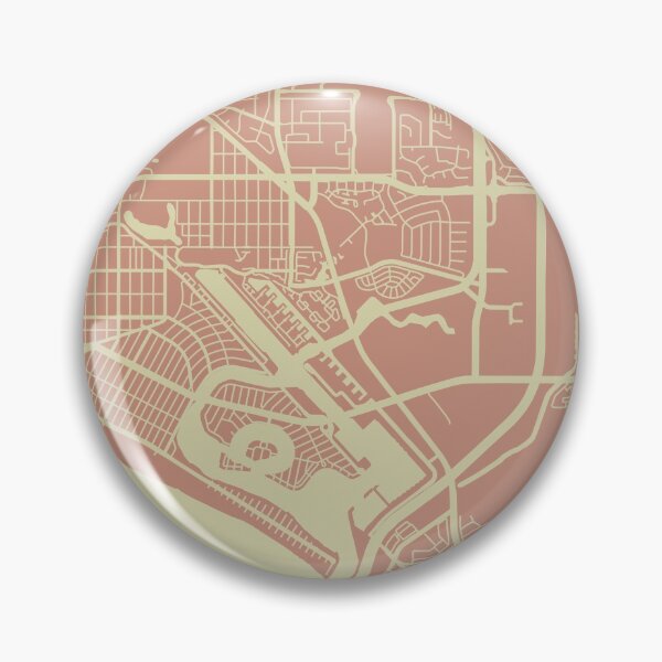 Item preview, Naples Long Beach California City Map Brass Beige designed and sold by cashewdays.