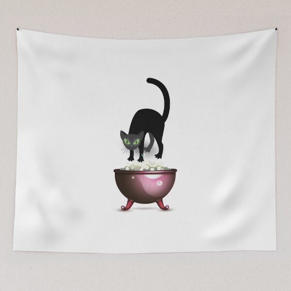 Item preview, halloween cat rug designed and sold by krimobk.