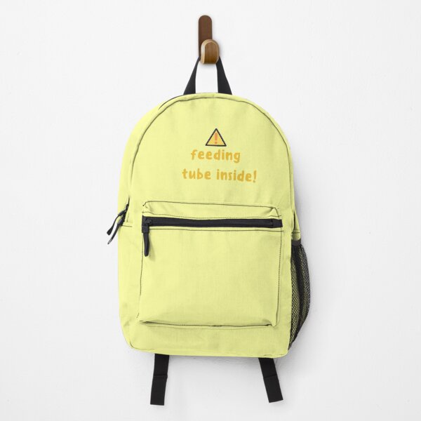 Item preview, caution FEEDING TUBE INSIDE /backpack for feeding tube designed and sold by alessialexx.
