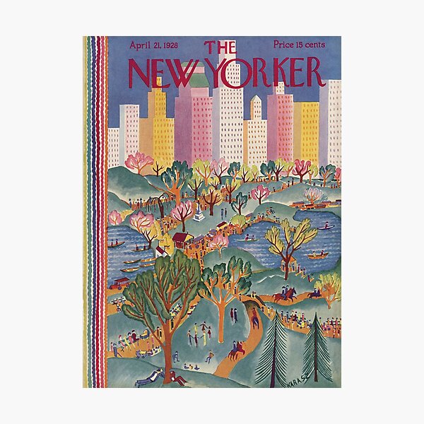 The New Yorker cover magazine 1928 Photographic Print