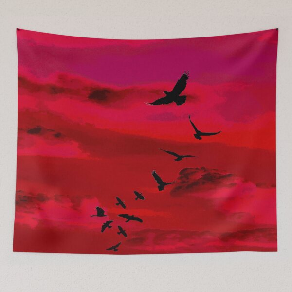 Item preview, Birds over Swaffham Prior designed and sold by TinaJostDesigns.