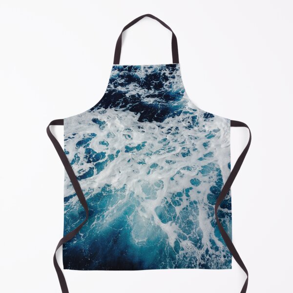 Item preview, Dark blue stormy ocean waves designed and sold by SunriseAndHoney.