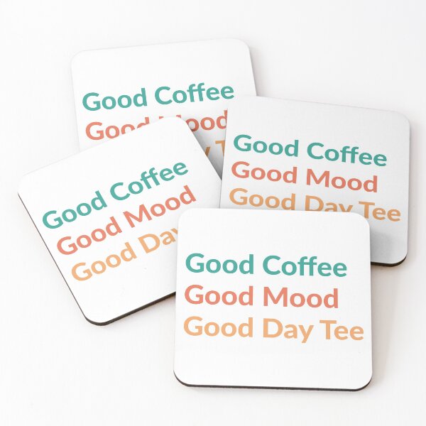 Item preview, Good Coffee Good Mood Good Day Tee /coffee lovers / Coffee Lover Gift designed and sold by kpluslk.
