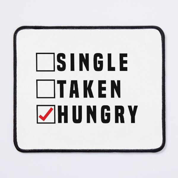 Item preview, Single Taken Hungry designed and sold by VintagePathway.