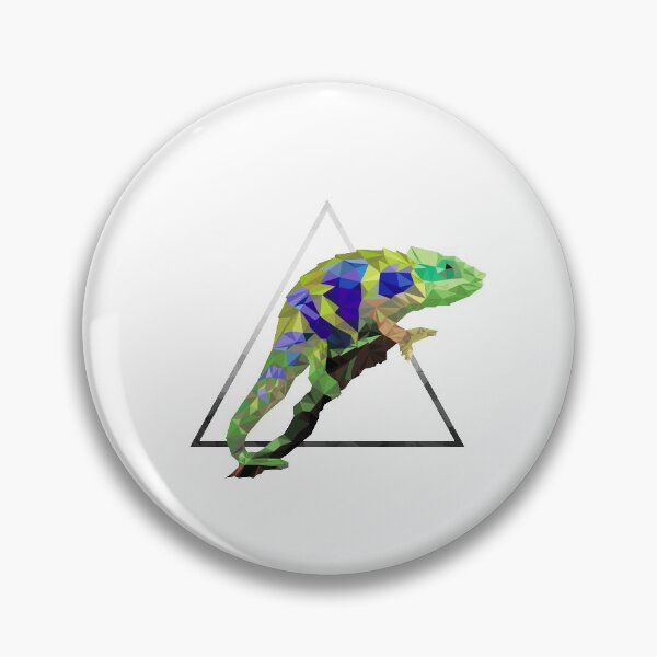 Item preview, The Chameleon Polygonal Art designed and sold by FlipFlop7.
