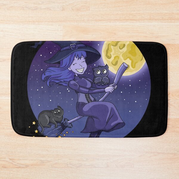 Item preview, Witch Night Flight in the moonlight designed and sold by ARTemyzz.