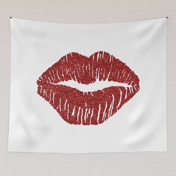 Item preview, Glitter Red Lips  designed and sold by WisdomInspired.