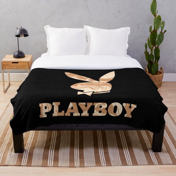 Playboy bunny aesthetics liquify funky cool y2k Throw Blanket