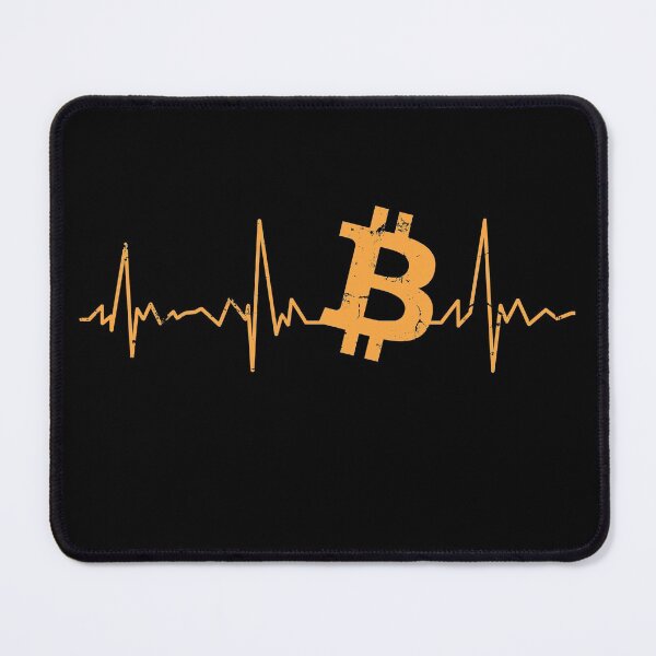 Item preview, Bitcoin heartbeat vintage orange designed and sold by playloud.