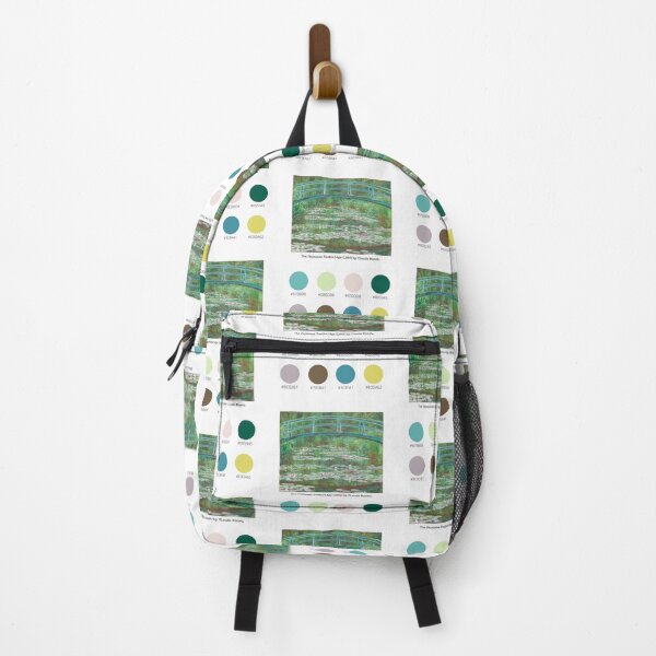 Item preview, Colour Palette of The Japanese Footbridge (1899) by Claude Monet designed and sold by CoffeewithAnh.
