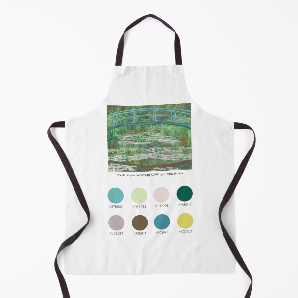 Item preview, Colour Palette of The Japanese Footbridge (1899) by Claude Monet designed and sold by CoffeewithAnh.