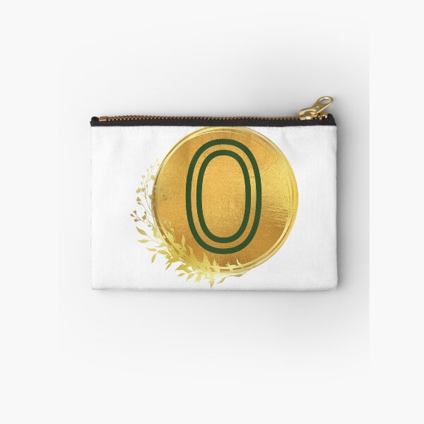 Item preview, Number 0 green in gold circle leaf designed and sold by Benchamart.