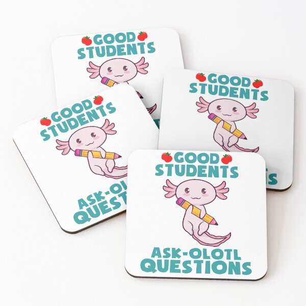 Item preview, Teacher Good Students Axolotl Questions Funny Teacher T-Shirt designed and sold by Cooltees4u1.