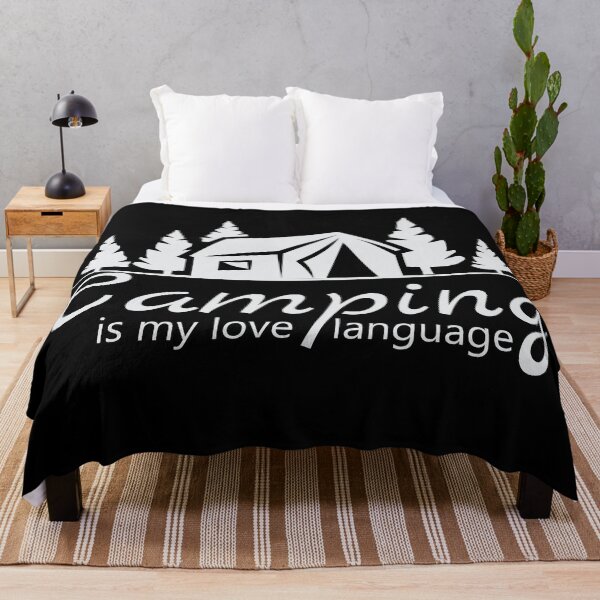 Item preview, camping is my love language - camping designed and sold by cruzzcreation.